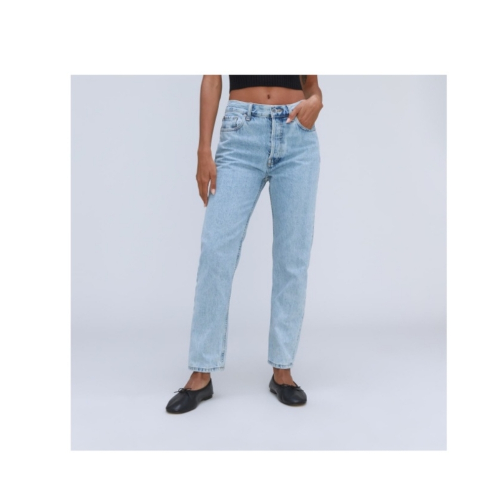 Everlane 100% Organic Cotton Relaxed Straight Jean